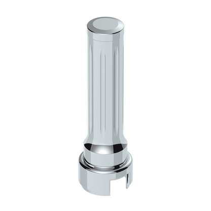 Thread-On Dallas Gearshift Knob With 13/15/18 Speed Adapter - Chrome/Vertical