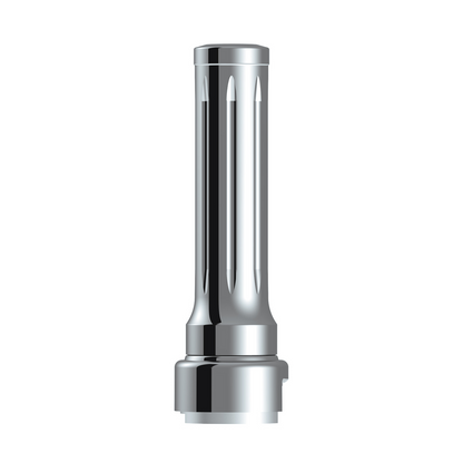 Thread-On Dallas Gearshift Knob With 13/15/18 Speed Adapter - Chrome/Vertical