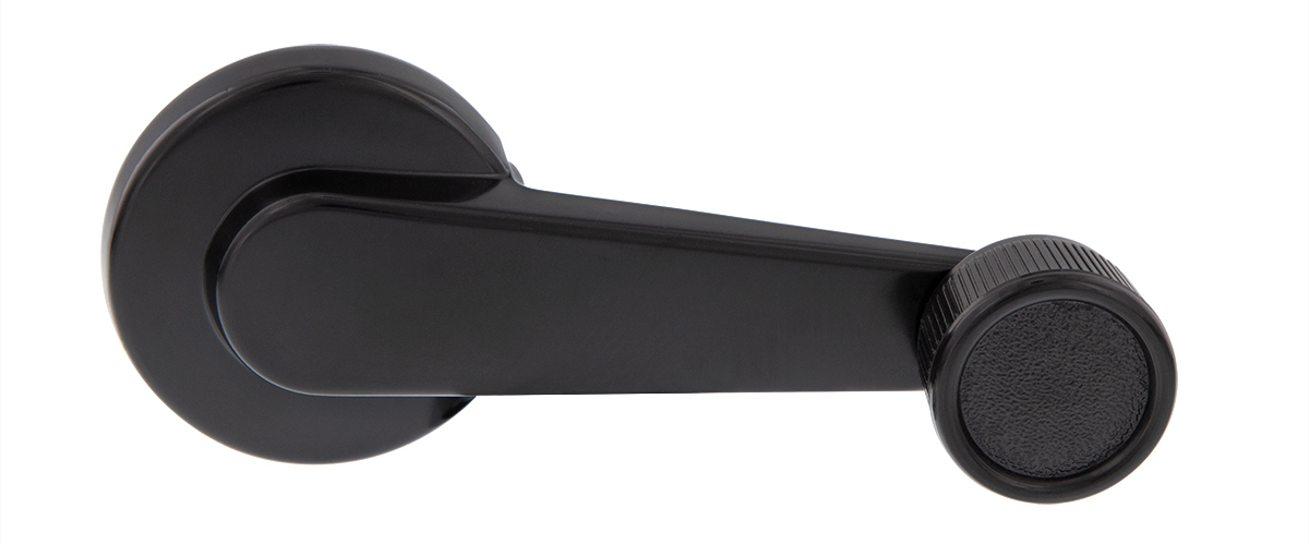 Black Window Crank Handle (2pcs) For 1981-86 Chevy & GMC Truck