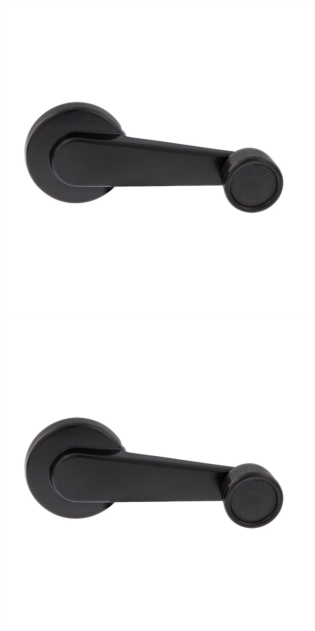 Black Window Crank Handle (2pcs) For 1981-86 Chevy & GMC Truck