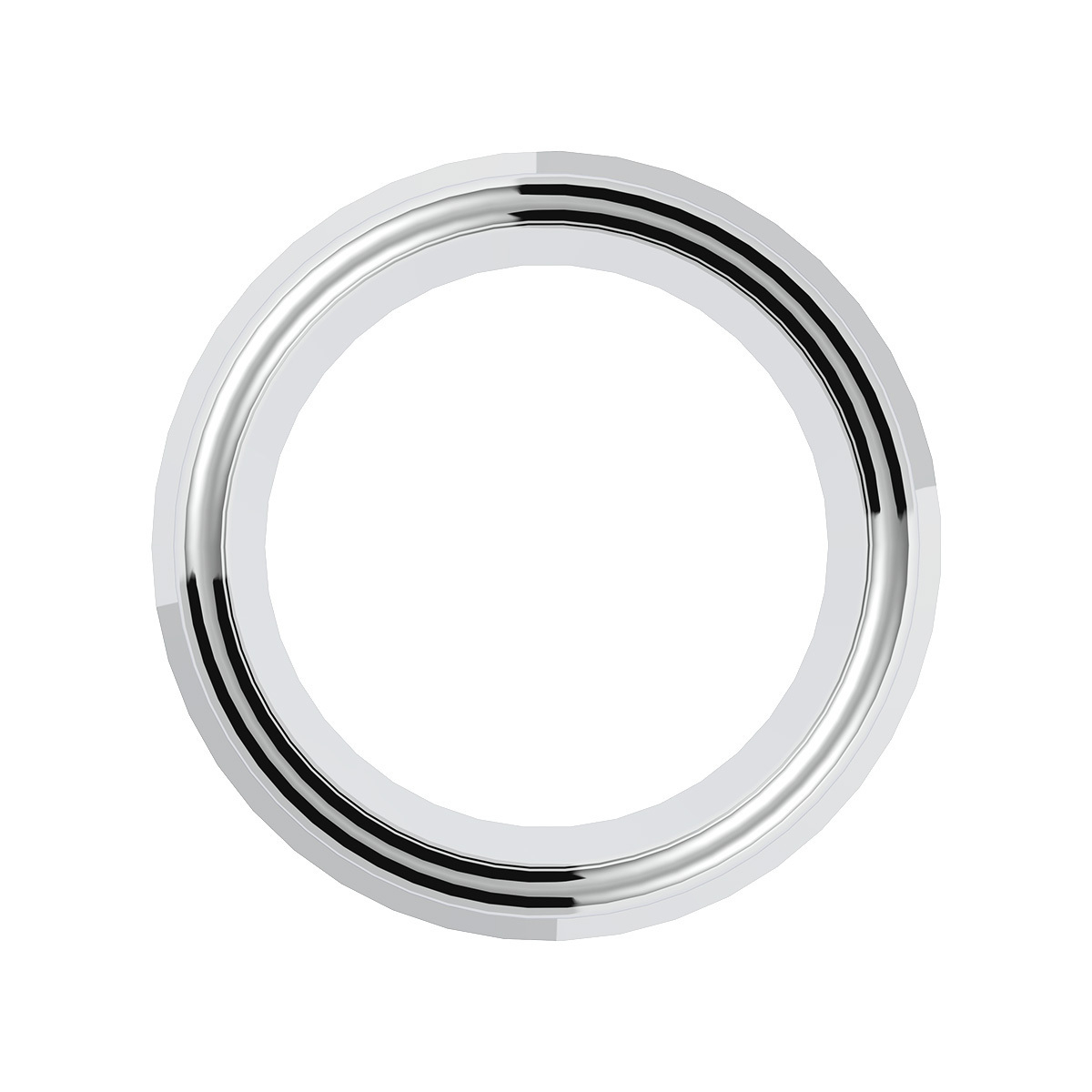 Chrome Steel Small Gauge Cover For 2005 & Older Kenworth And Peterbilt