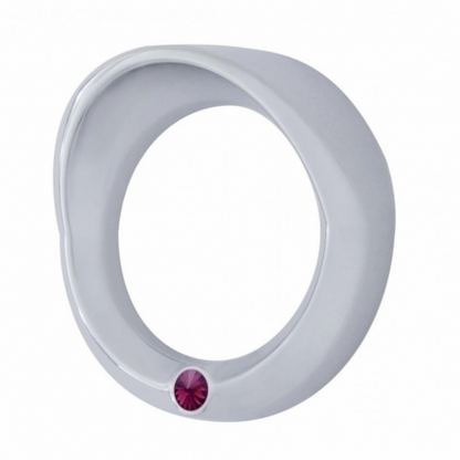 Signature Series Small Gauge Cover With Visor For 2006+ Peterbilt - Purple Crystal