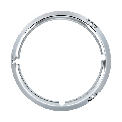 Headlight Bezel With Notches For 1971-1977 Ford Bronco-Chrome