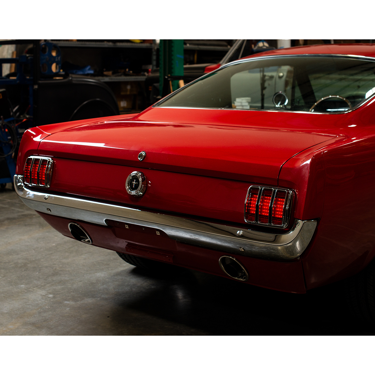Chrome Bumper For 1964.5-66 Ford Mustang, Rear