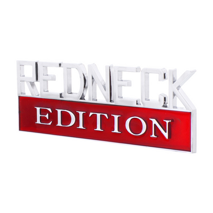 Chrome Die Cast "Redneck Edition" Accent Emblem