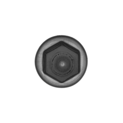 33mm X 2-1/8" Chrome Steel Bullet Nut Cover With Flange