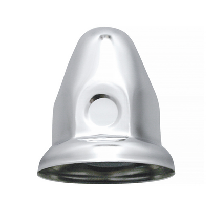 33mm X 2-1/8" Chrome Steel Bullet Nut Cover With Flange