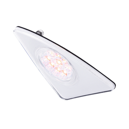 9 LED Competition Series Fender Light For 2007-2017 Kenworth T660 (Passenger) -Amber LED/Clear Lens