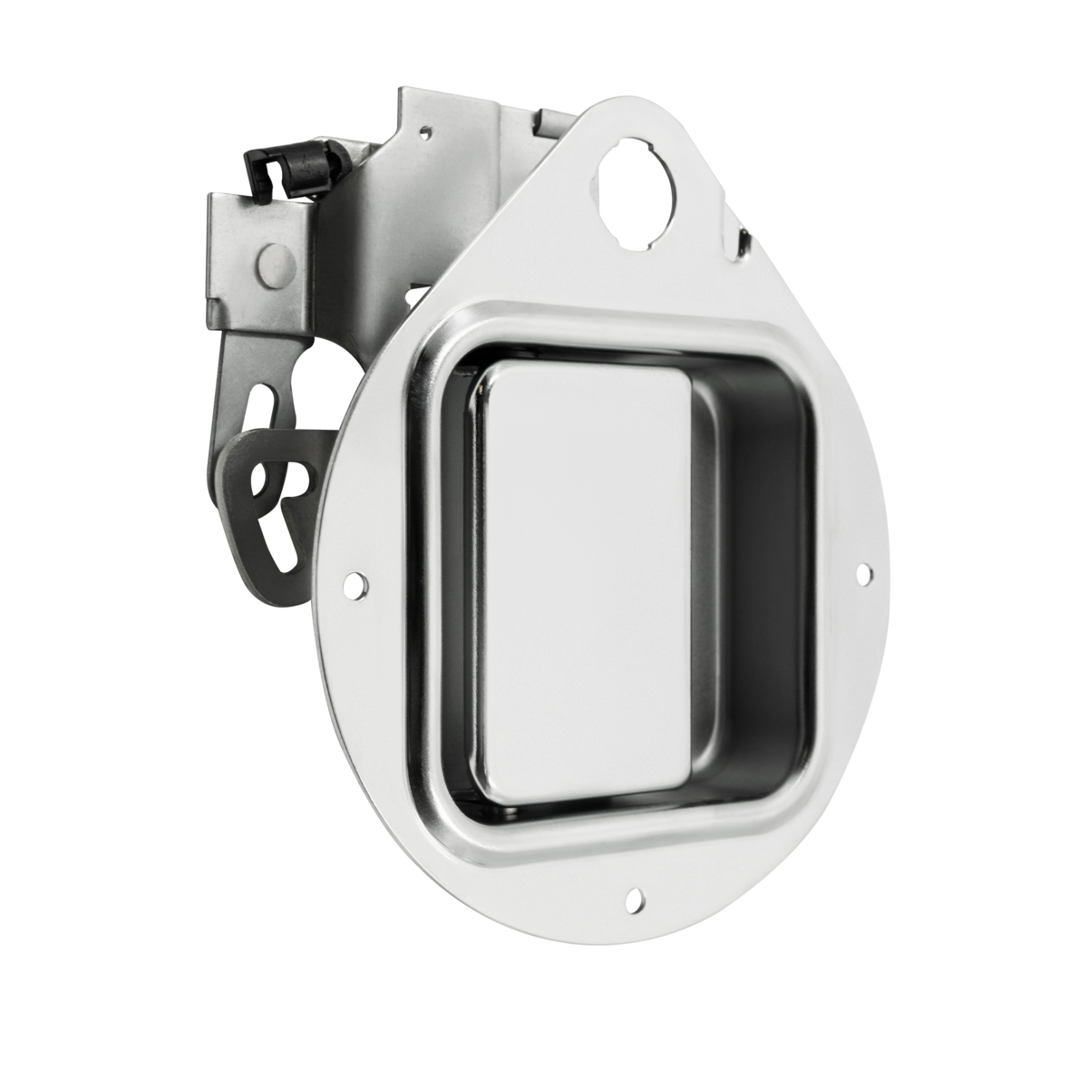Chrome Exterior Door Handle For 1987-2005 Peterbilt 379/378/385, 1987-2000 377/376/375 - Passenger