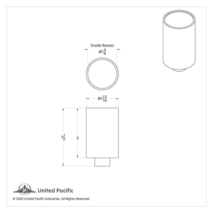 3" Air Valve Knob - USA Flag