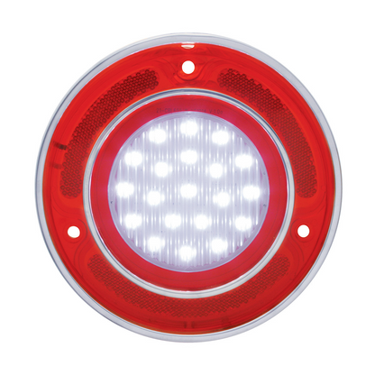 20 LED Backup Light With Stainless Steel Trim For 1968-1973 Chevrolet Corvette