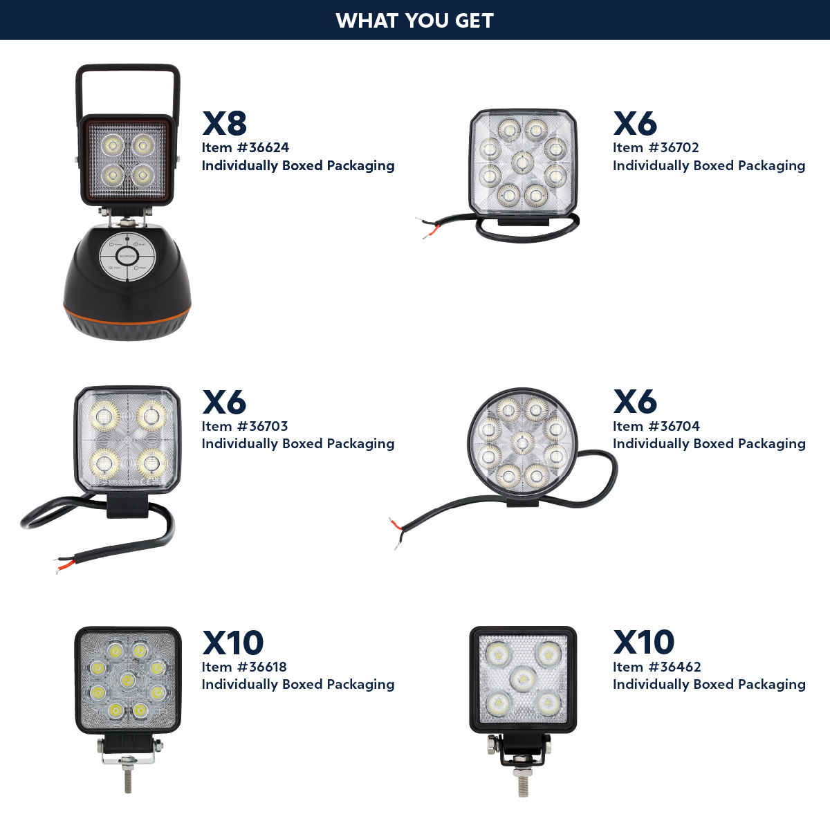 Work Light Floor Display-Package #1