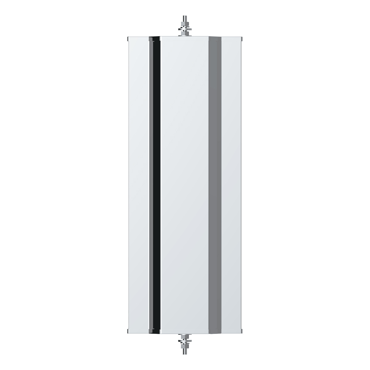 6" X 16" 430 Stainless Steel West Coast Mirror With Convex Lower Mirror - Non Heated