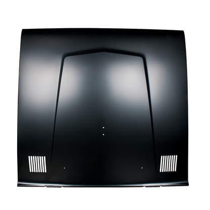 Hood With Windshield U-Bolt Holes, Washer Holes, & Vents For 1966-1977 Ford Bronco