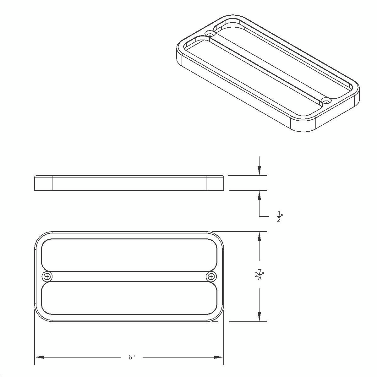 Billet Deluxe Side Marker Bezel For 1968-1972 Chevrolet & GMC Trucks-Black Anodized(Pair)
