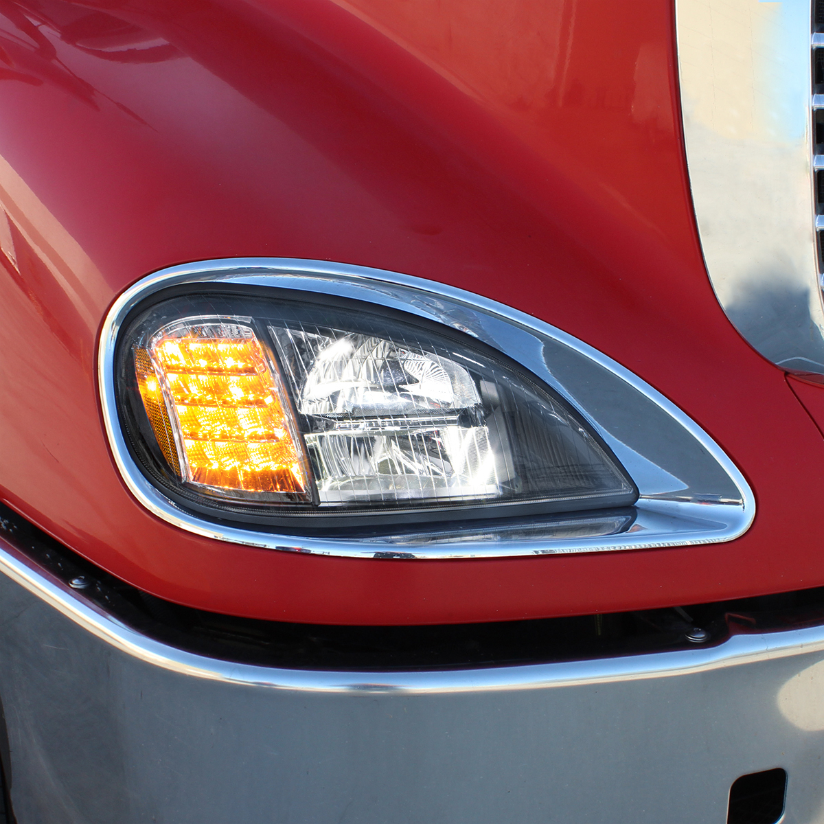 Blackout LED Headlight For 2001-2020 Freightliner Columbia - Passenger
