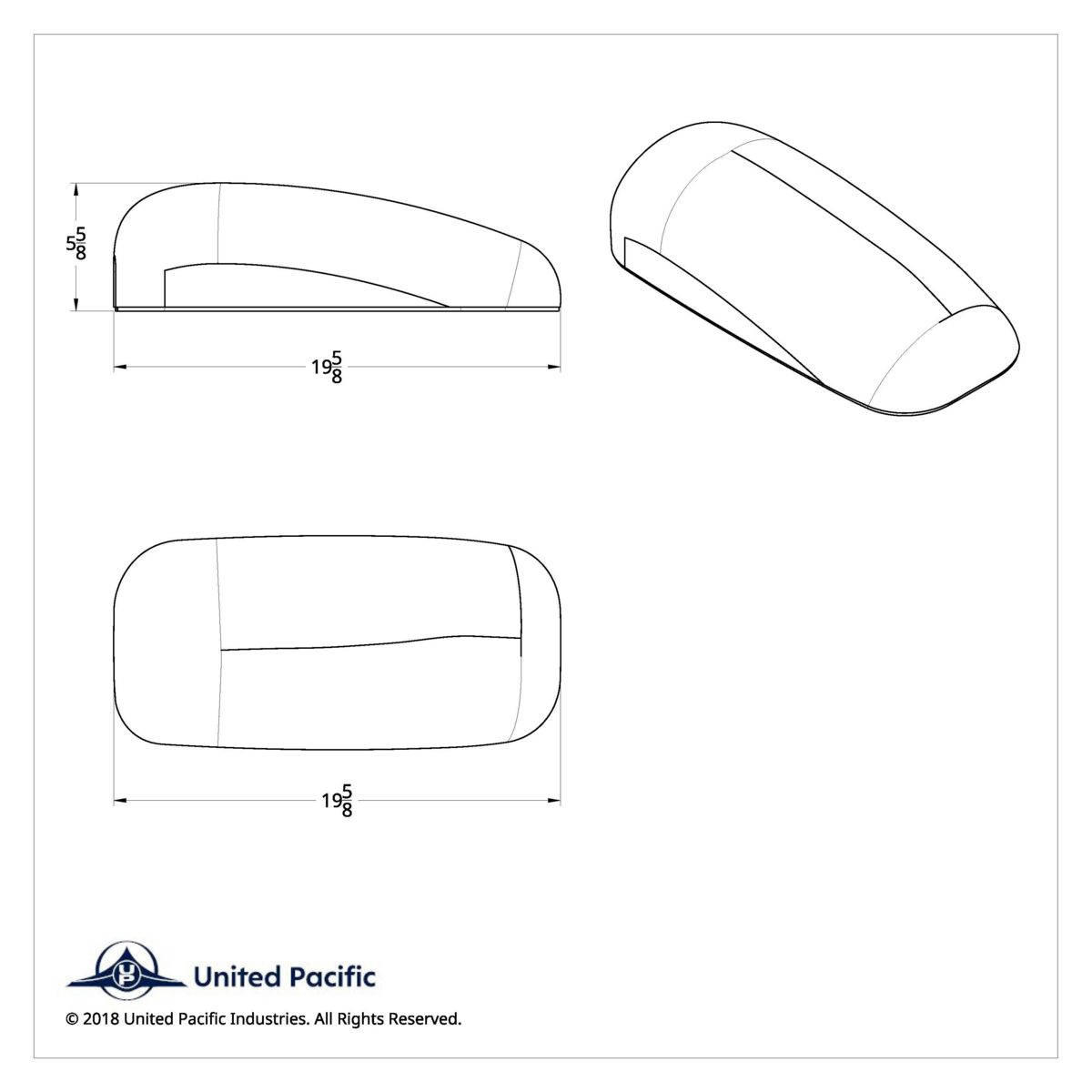 Chrome Mirror Cover For PB 387 (2000-2011), 587 (2012-2018), & KW T700 (2010-2016) - Passenger