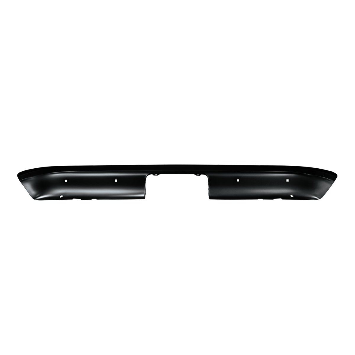 Black Bumper For 1967-1987 Chevrolet & GMC Stepside Truck-Rear