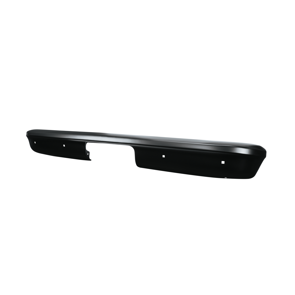 Black Bumper For 1967-1987 Chevrolet & GMC Stepside Truck-Rear