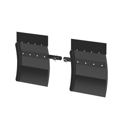 24" X 24" "Competition Series" Heavy Duty Black Poly Quarter Fender Set