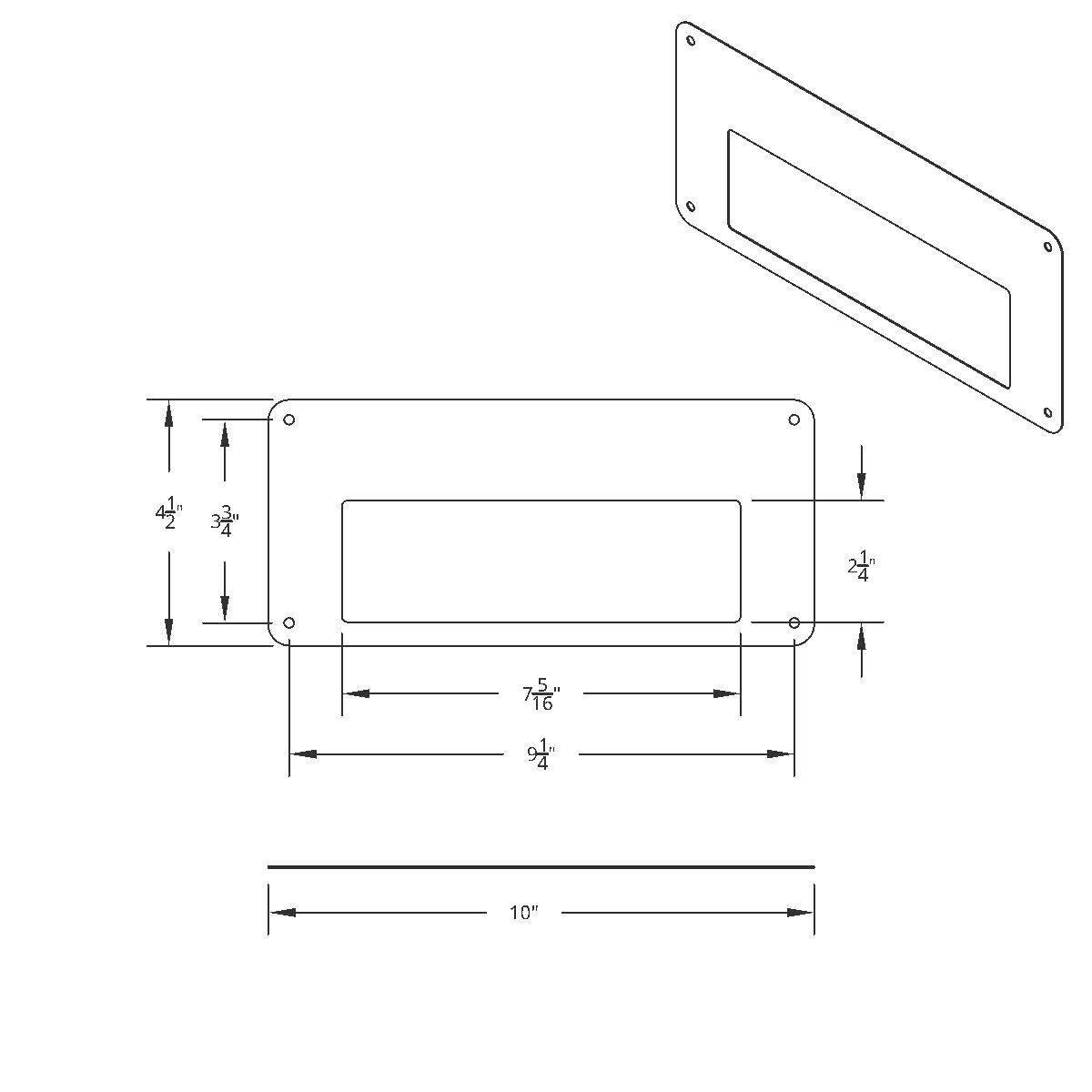 Stainless Steel Cobra 29 CB Radio Face Plate For Freightliner
