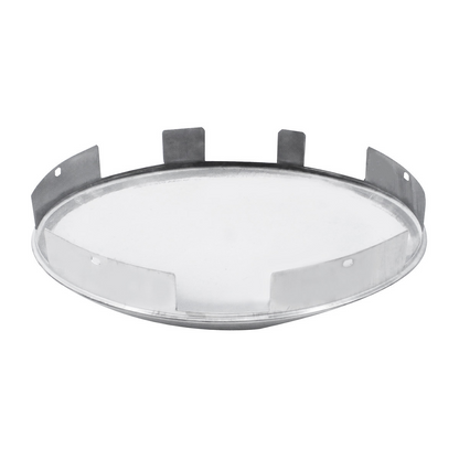 Universal Stainless Steel Dome Front Hubcap - 1" Lip