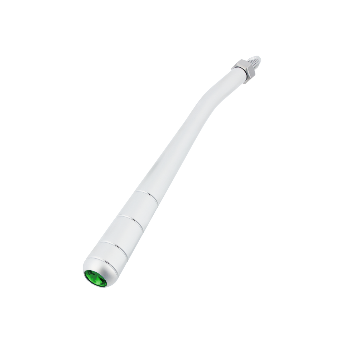 7" Trailer Brake Handle With Green Crystal