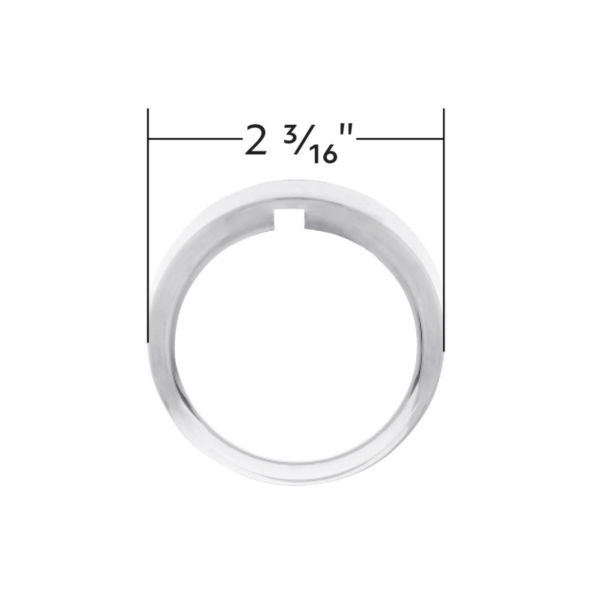 Chrome Plastic A/C Control 6-Piece Dial Covers For 2018-2026 Freightliner Cascadia
