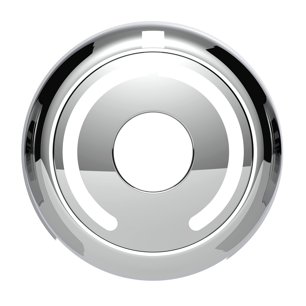 Chrome Plastic A/C Control 6-Piece Dial Covers For 2018-2026 Freightliner Cascadia