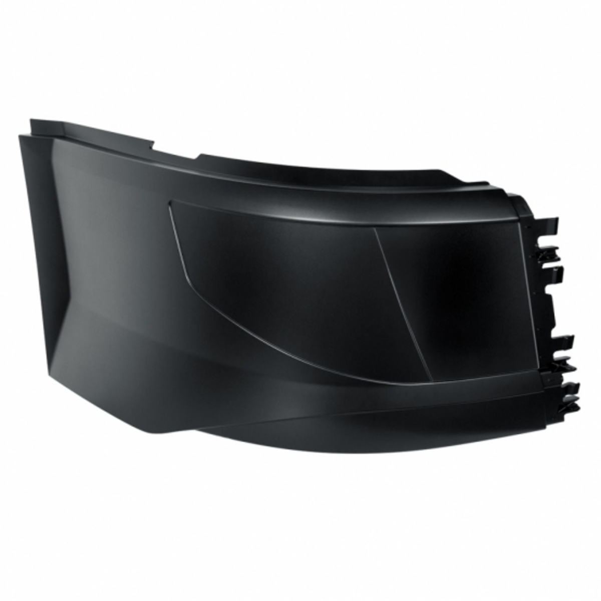 Bumper End Without Fog Light For 2015-2017 Volvo VNL Short Hood With Aero Style Bumper - Passenger