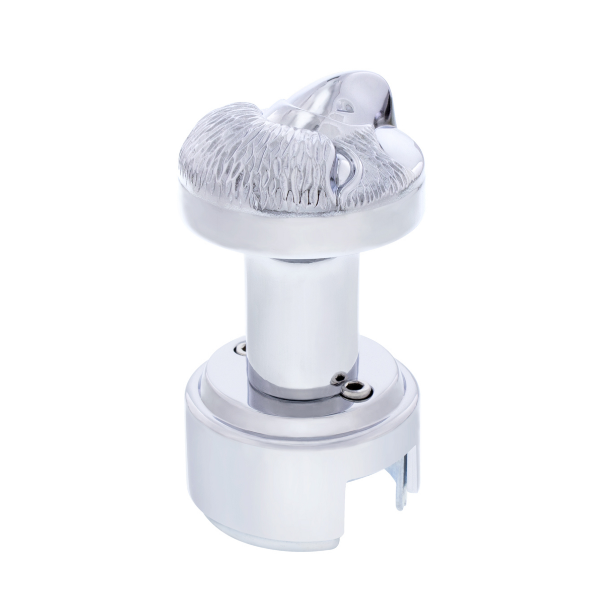 Eagle Thread-On Gearshift Knob With 13/15/18 Speed Adapter - Chrome