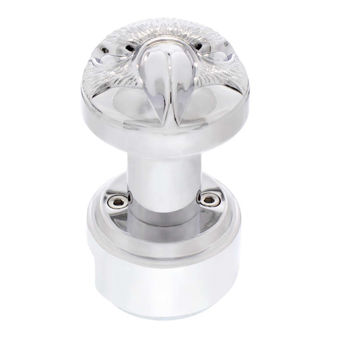 Eagle Thread-On Gearshift Knob With 13/15/18 Speed Adapter - Chrome