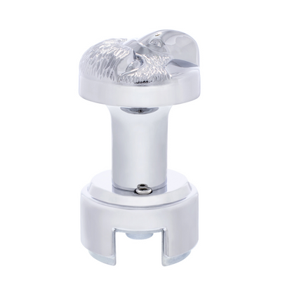 Eagle Thread-On Gearshift Knob With 13/15/18 Speed Adapter - Chrome