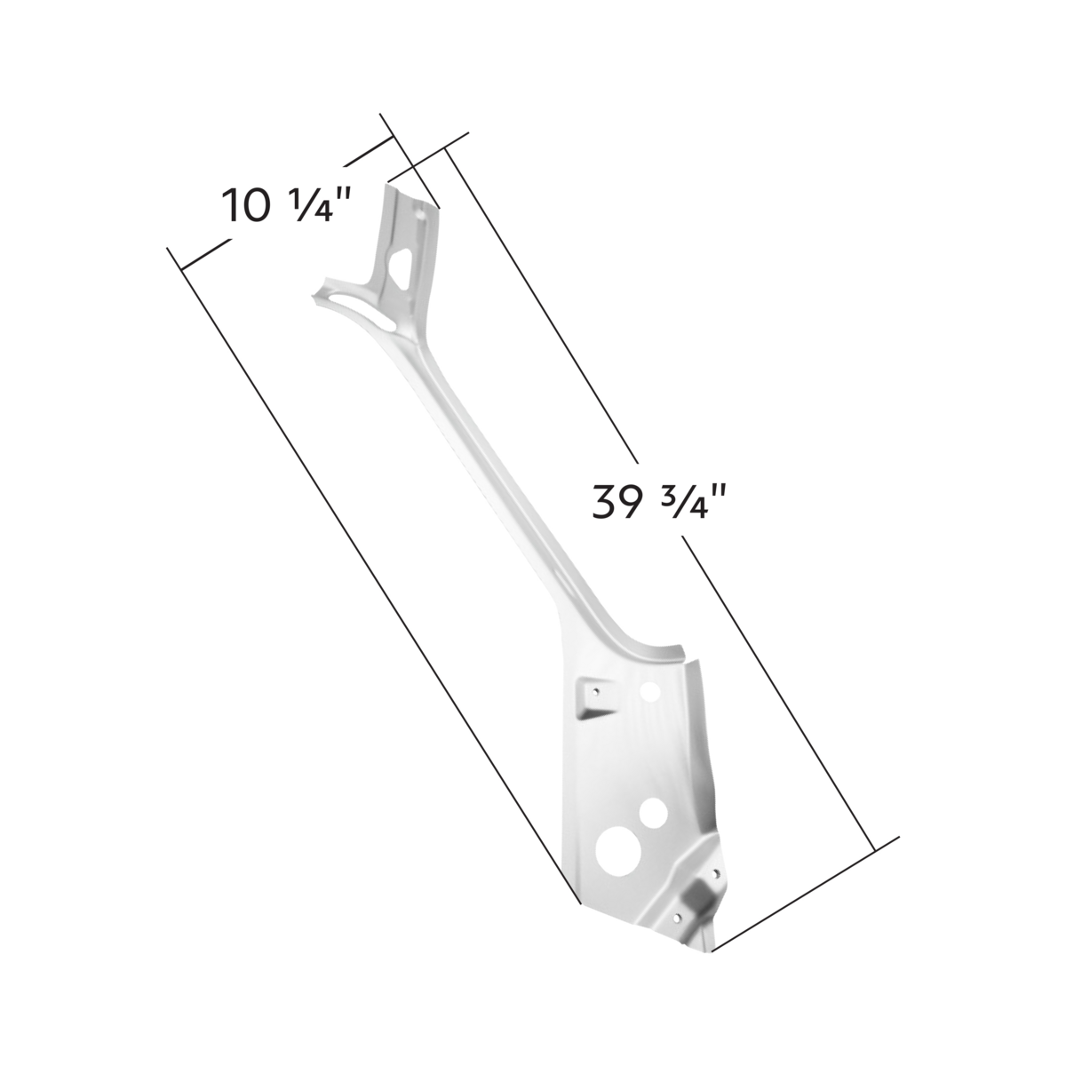 Inner A-Pillar Panel For 1973-1991 Chevrolet & GMC Truck-L/H and R/H (2pcs)