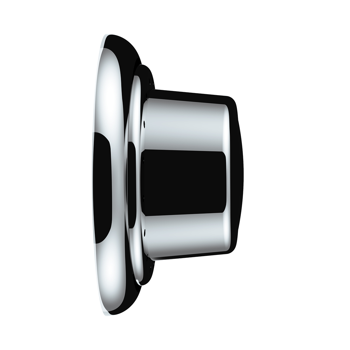 Chrome Peterbilt Dash Data Display Module Control Knob Set