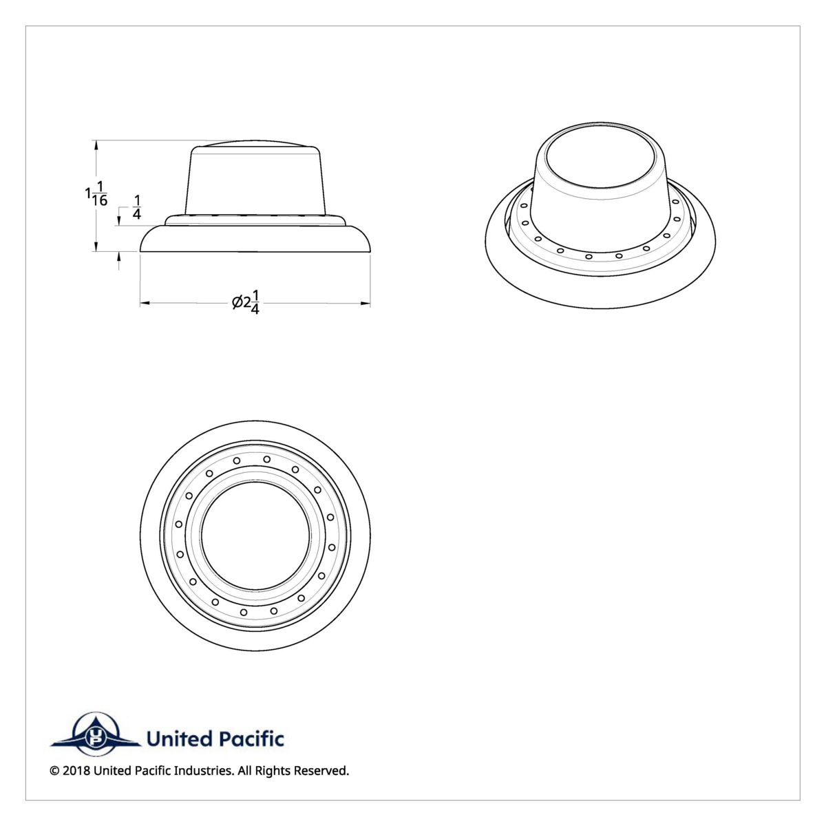 Chrome Peterbilt Dash Data Display Module Control Knob Set