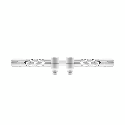 Austin Gun Cylinder Hood Ornament With LED-Chrome/Red LED