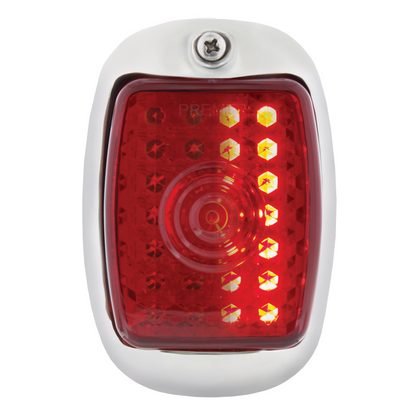 27 LED Sequential Tail Light Assembly With Black Housing For 1940-53 Chevy & GMC Truck - L/H