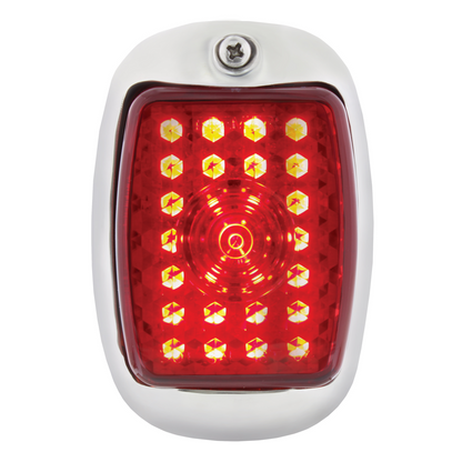 27 LED Sequential Tail Light Assembly With Black Housing For 1940-53 Chevy & GMC Truck - L/H