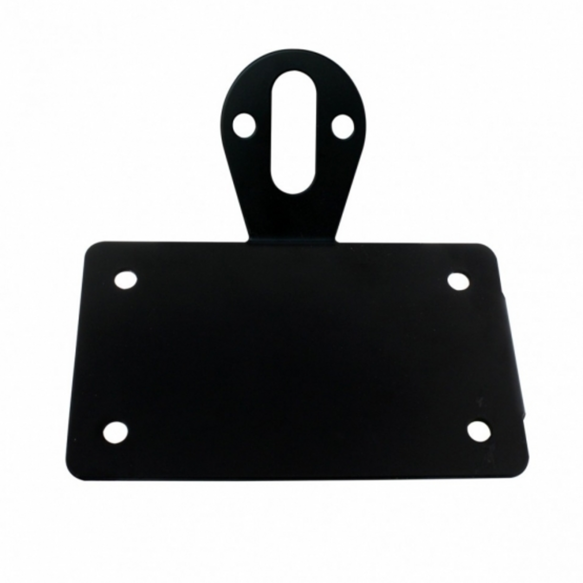 Black "Bobber" Motorcycle Style Horizontal Side Mount Light Bracket