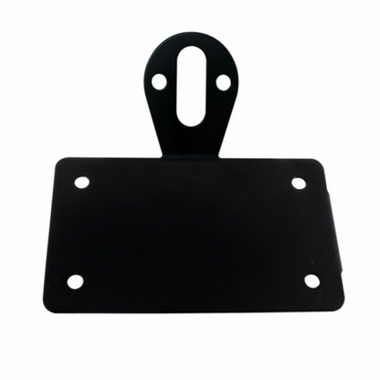 Black "Bobber" Motorcycle Style Horizontal Side Mount Light Bracket