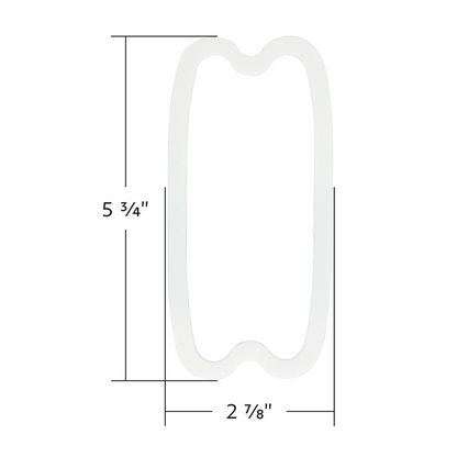 Tail Light Lens Gaskets For 1960-66 Chevy & GMC Truck (Pair)