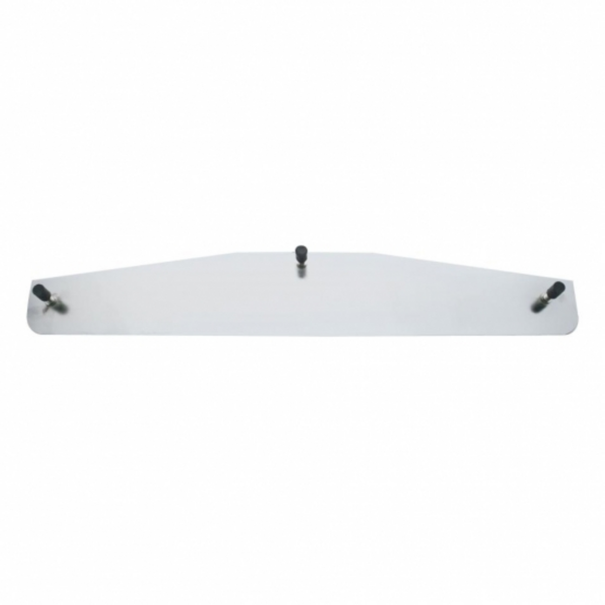 3" X 12" 304 Stainless Standard Bottom Mud Flap Plate - Welded Stud