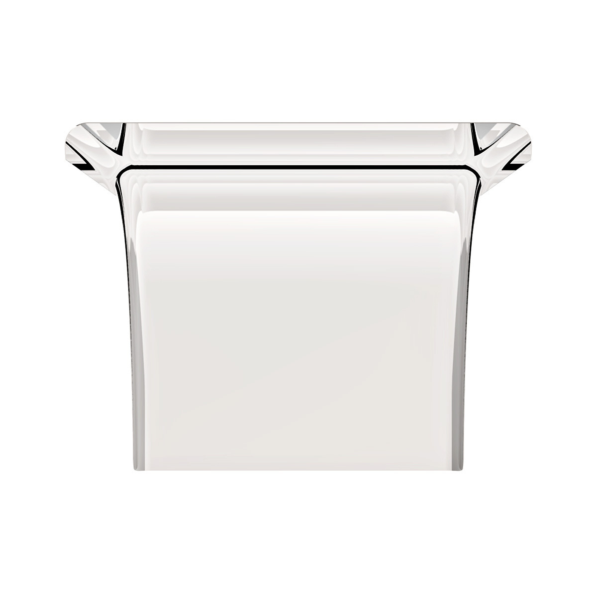 80" 430 Stainless Steel (16ga) Roll Formed Edge Smooth Half Fender - SS Series (Pair)