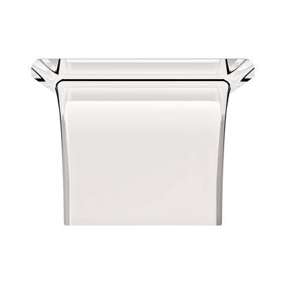 80" 430 Stainless Steel (16ga) Roll Formed Edge Smooth Half Fender - SS Series (Pair)