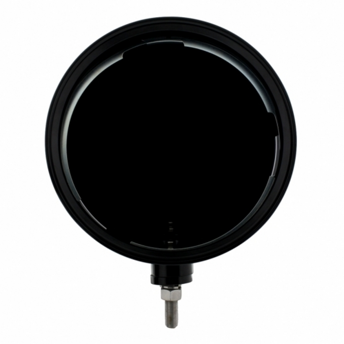 Black "BILLET" Style Groove Headlight Housing