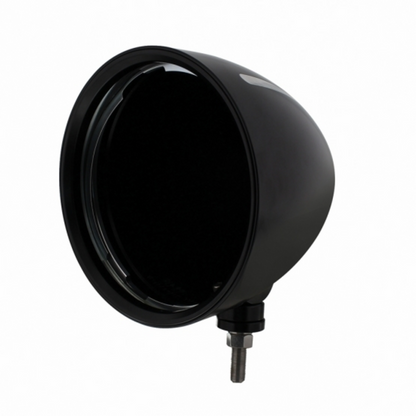 Black "BILLET" Style Groove Headlight Housing