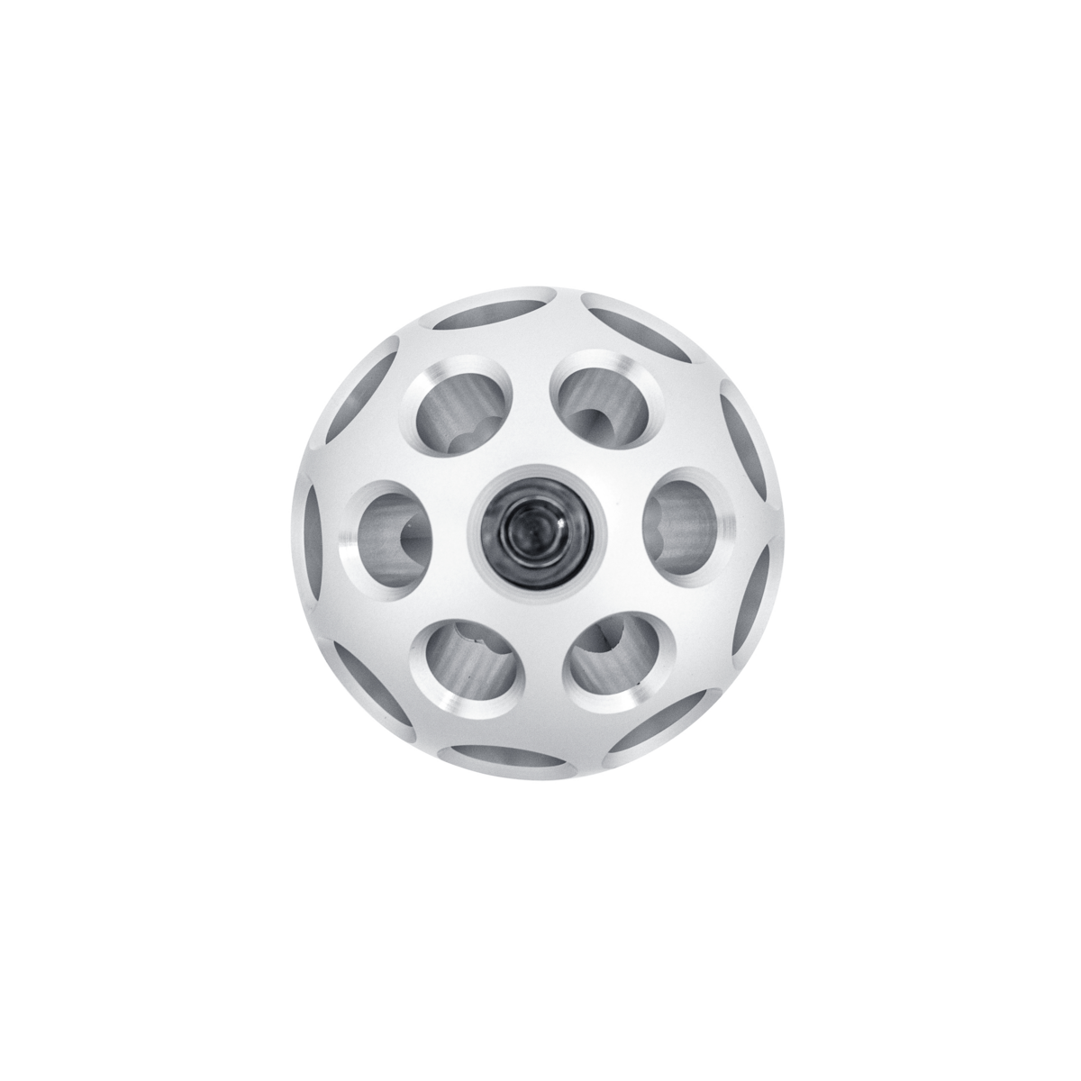 Thread-On Annodized Phoenix Ball Gearshift Knob With LED 13/15/18 Speed Adapter-Red LED