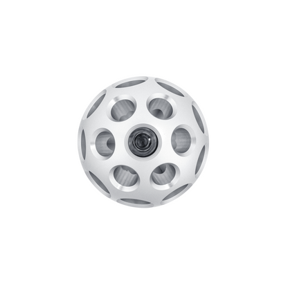 Thread-On Annodized Phoenix Ball Gearshift Knob With LED 13/15/18 Speed Adapter-Red LED