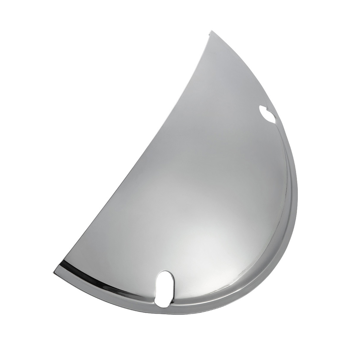 Stainless Steel Half-Moon Shield For 7" Headlight (Pair)